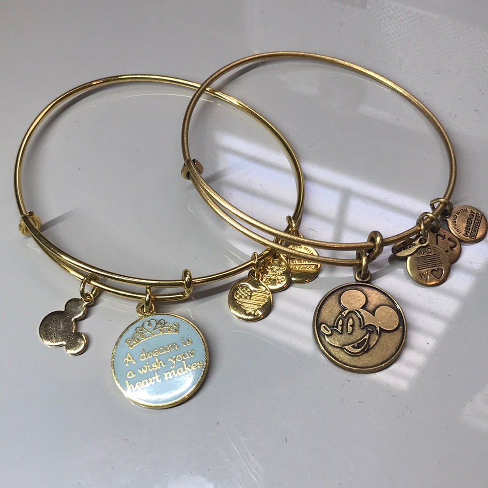 Alex and Ani Disney bracelet set